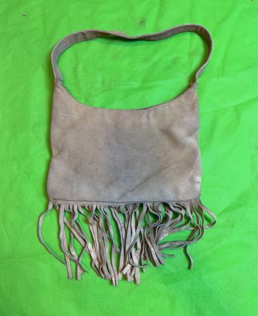 Vintage Vanguard Wildleder Fransen Schultertasche