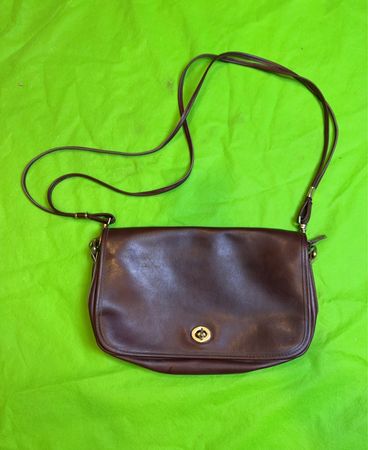 Vintage Vanguard Leder Umhängetasche