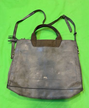 SAMOON Grau Kunstleder Handtasche