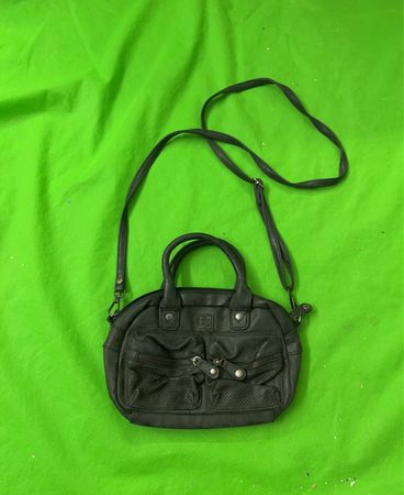 ENRICO BENETTI Schwarze Handtasche