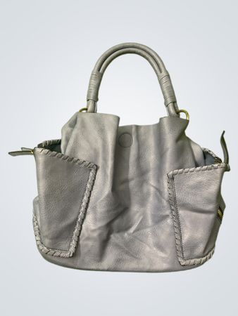 Blassblaue Hobo-Handtasche