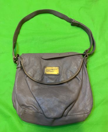 Braune Leder Schultertasche