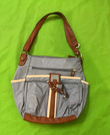 Rosetti Blue und Braune Schultertasche