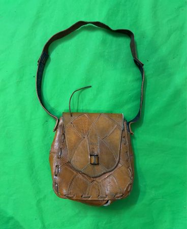 Vintage Vanguard Leder Umhängetasche