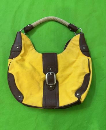 Coldwater Creek Gelbe Hobo-Tasche