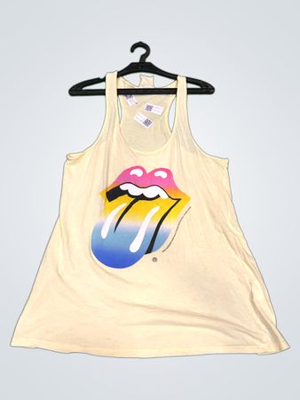 „The Rolling Stones Tongue Logo Tank Top“