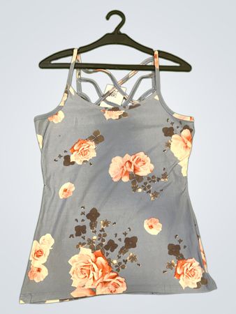 Colosseum Basic Floral Print Tank Top