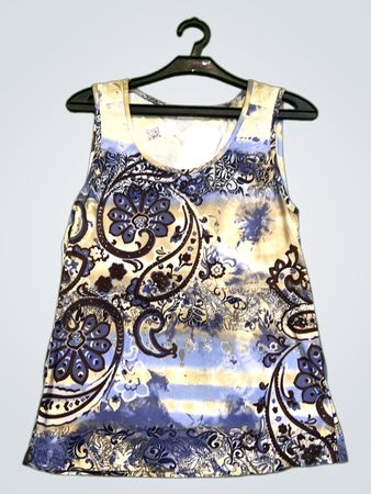 Bonita Blue Paisley Kleid