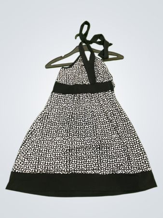 Carnateau Schwarz und Weiß Kleid