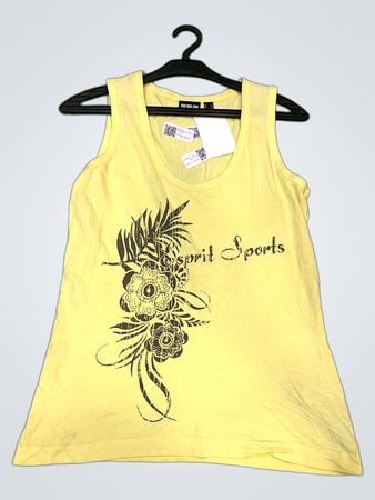 Esprit Sports Gelbes Grafik-Top