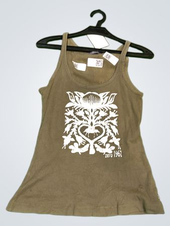 zero base Tanktop mit floralem Grafikdesign