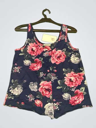 ONLY Blumendruck Ärmelloses Top