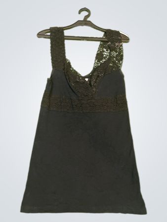 SPEIDEL Damen Schwarz Spitzeneinsatz Cami Tanktop Größe 42