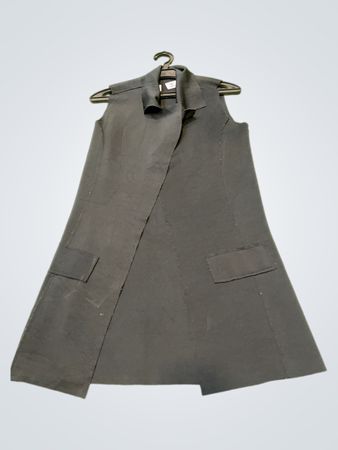 Vintage Vanguard Schwarze Ärmellose Weste