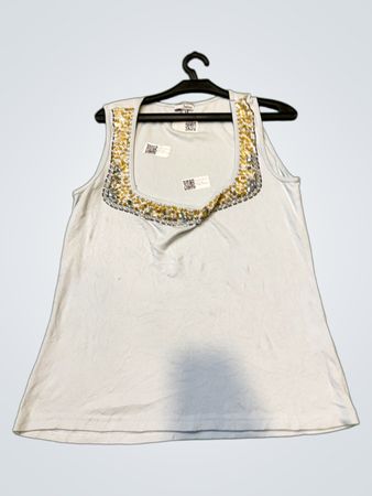 heine Damen Tanktop mit verziertem Ausschnitt