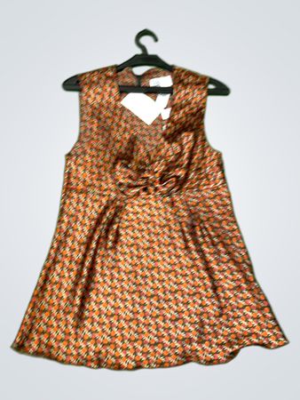 STILE BENETTON Ärmelloses Kleid mit abstraktem Muster