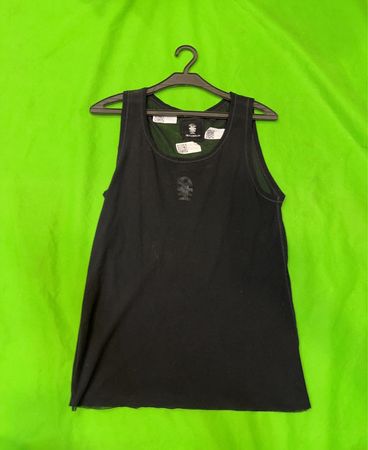 Schwarzes Diplodocus Tank Top
