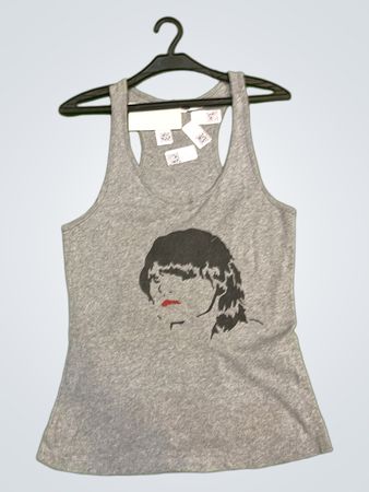 Bianco Racerback Tanktop mit Grafikdruck