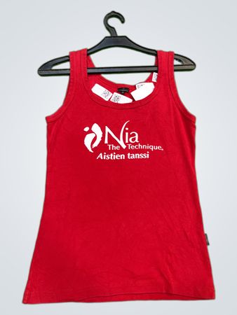 Red Nia The Technique Aistien tansi Tank Top