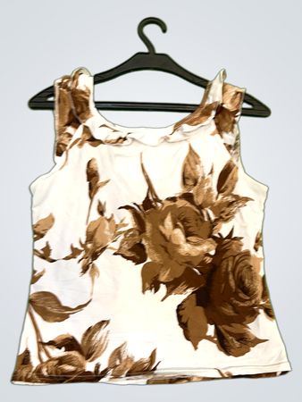 Vintage Vanguard Floral Ärmelloses Top