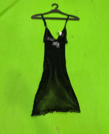Cottelli Collection Schwarzes Mesh-Kleid