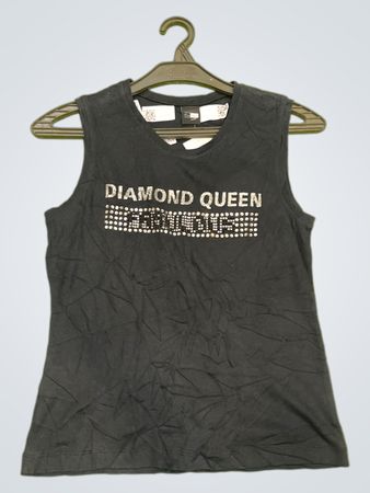 DIAMOND QUEEN Strass Tanktop
