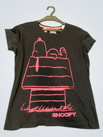 Snoopy Black T-Shirt