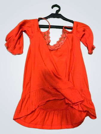 Pinkie Collection Orange Mini Dress