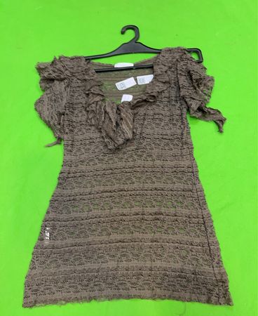 Promod Braunes Spitzen-Minikleid