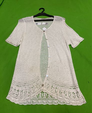 NORTHERN TRADITIONS 100% RAYON/RAYONNE MADE IN CHINA Kurzarm-Cardigan