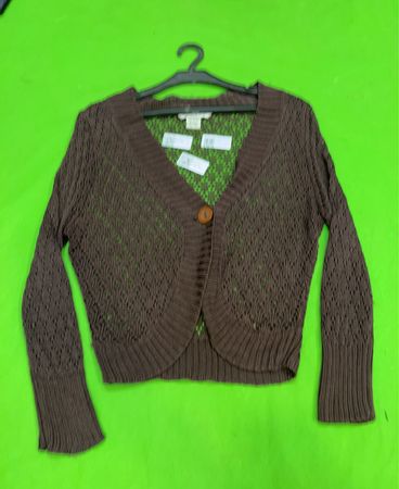 STUDIO JPR Damen brauner Strickcardigan