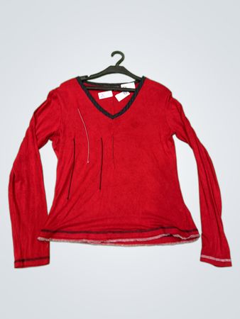 CANASPORT Rotes Langarmshirt
