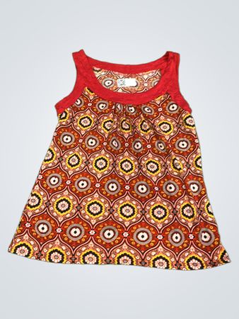Mädchen Tanktop mit geometrischem Druck