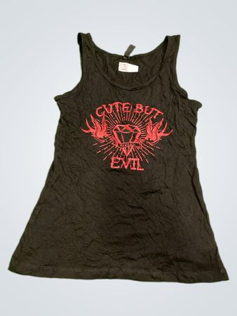 Blind Date Casual Cute But Evil Tank Top