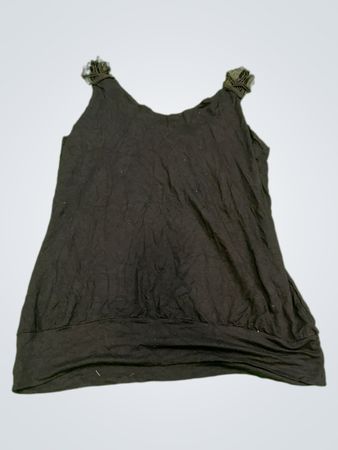Vila Schwarzes Verziertes Cami-Top