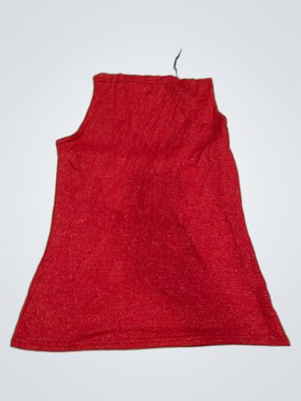 MY VICTORY Roter Glitzer-Top