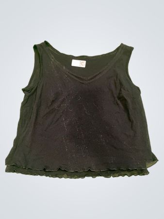 Schwarzes Tanktop