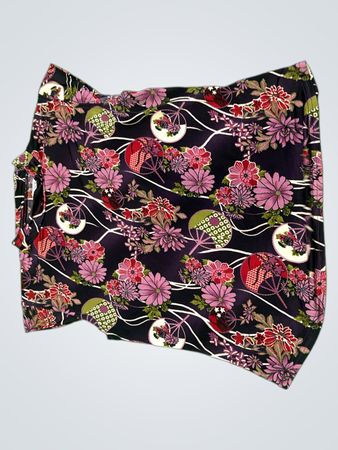 Ärmellose Bluse mit floralem Druck