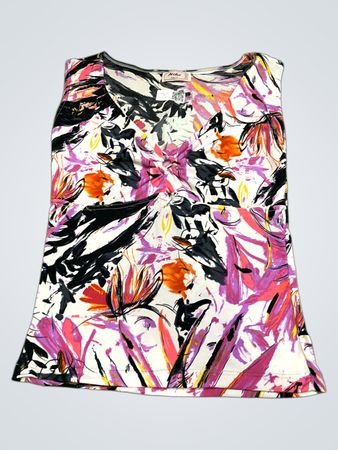 Niki Paris Damen Blütenprint-Top