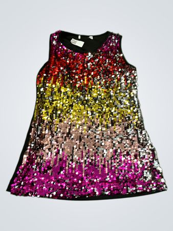 Mädchen Pailletten Kleid