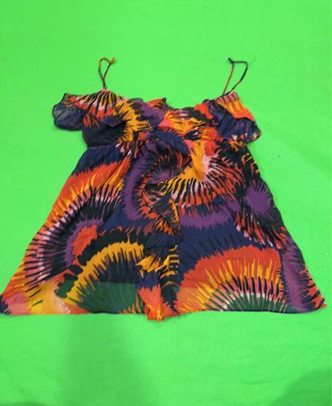 TWIN-SET Damen Mehrfarbig Rüschenträger Top