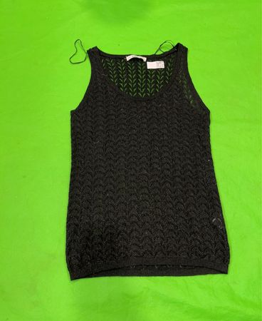 Zara Knit Schwarzes Tanktop