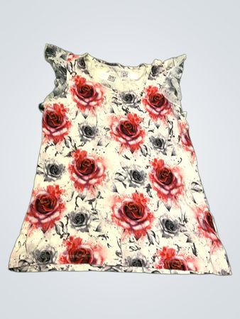 Vintage Vanguard Rose Print Top