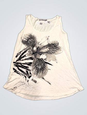 3suissescollection Ärmelloses Tanktop mit floralem Muster