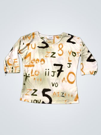 Le Kiwi Kinder Grafikdruck T-Shirt