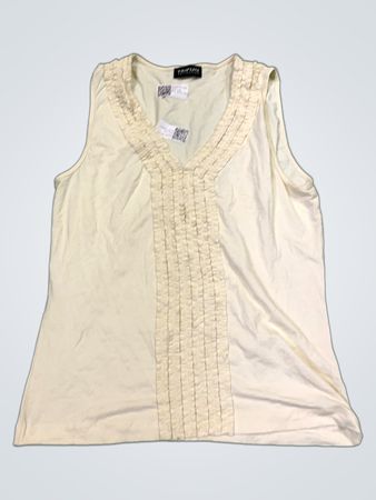 TAIFUN COLLECTION Ärmelloses Top mit Rüschendetail