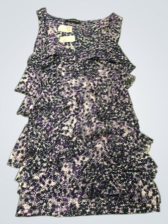 Laura Scott Damen ärmelloses Rüschenkleid
