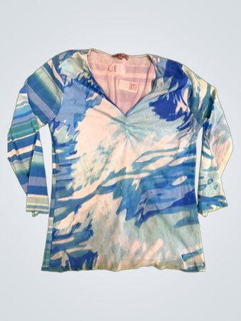 Per Una Long Sleeve V-Neck Top
