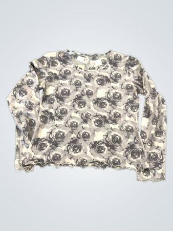 Langarmshirt mit Blumenmuster