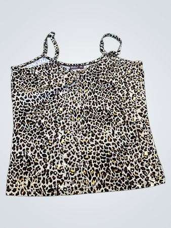„okay Leopardenmuster Spaghetti-Top“